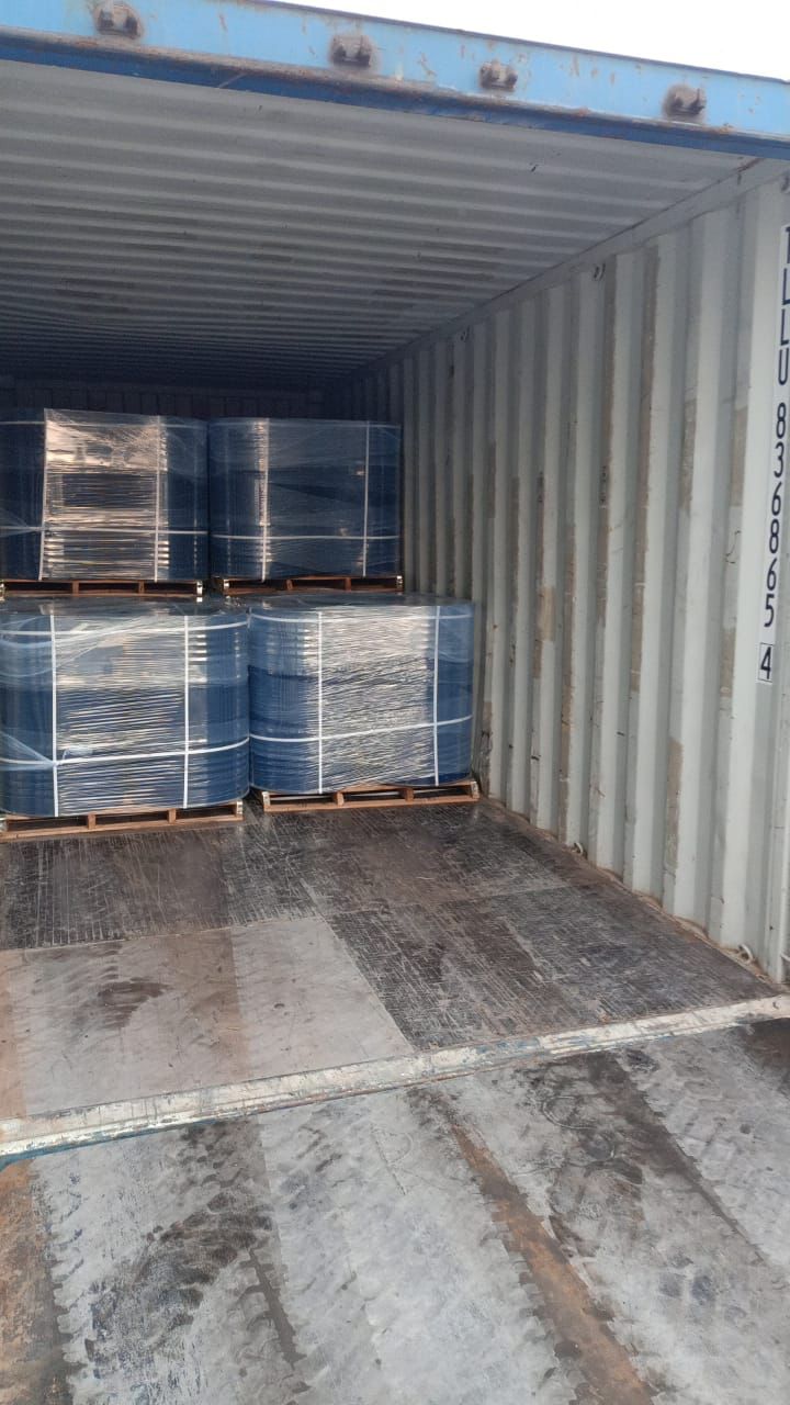 Bulk castor oil export consignment