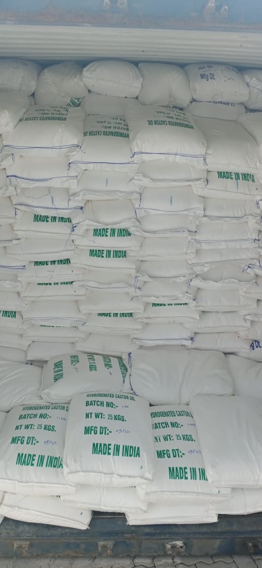 Castor oil derivatives solid bags